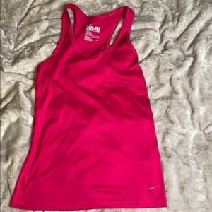 Dark Pink Nike Dry-Fit Tank